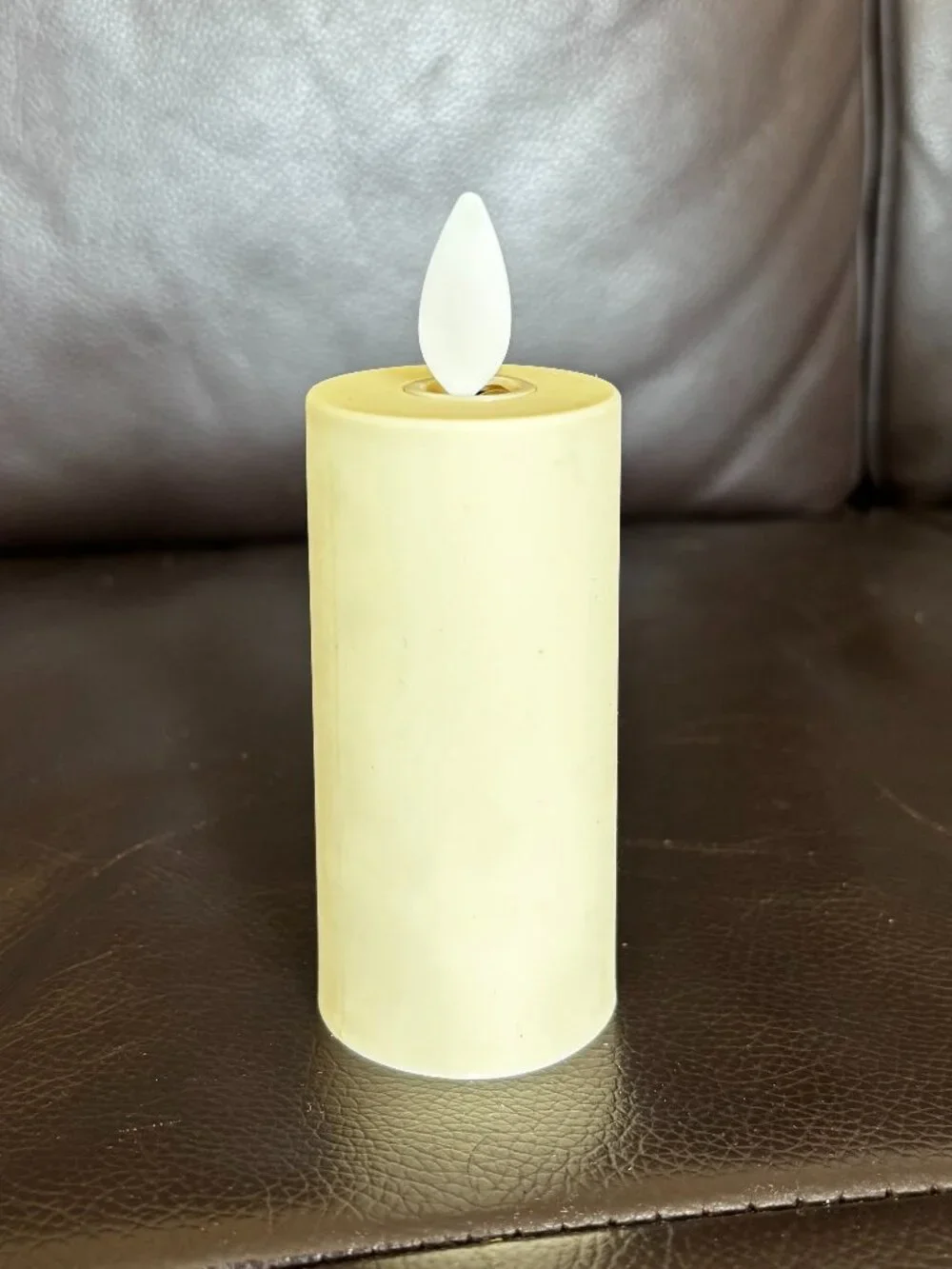 NWT Luminara White Lantern w/ Flickering Candle & Remote - 11